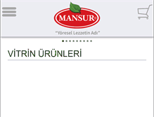 Tablet Screenshot of mansurgida.com.tr
